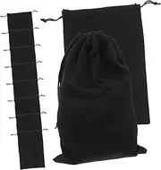 ibasenice 10 Pcs Goggle Carrying Pouch Flannelette Ski Goggle Storage Case Drawstring Protection Bags Eyewear Accessories