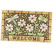 Welcome Door Mat 24 x 36 Inch Front Doormat Outdoors for Home Entrance