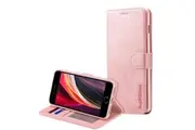 For Apple iPhone SE 2022 Case SupRShield Wallet Leather Flip Magnetic Stand Case Cover For Apple (Rose Gold)