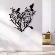 Valentines Heart 1pc Tree of Life Hearts and Birds METAL Wall Art