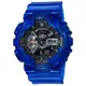 CASIO G-SHOCK GA-110CR-2A 雙顯電子錶(藍)