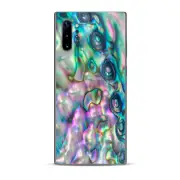 Skins Decal Wrap for Samsung Note 10 Plus Abalone shell pink green blue opal