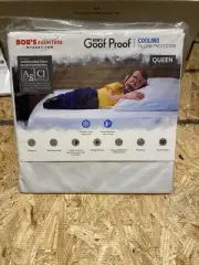 Bobs Goof Proof COOLING Pillow Protector (STD/Q) in WHITE - NEW IN PKG