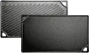 Lodge 16.75 x 9.5 Inch Cast Iron Grill Press, Black