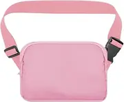 Running Phone Pouch Crossbody Bag Multifunctional for Ladies Small Bum Bag, Pink