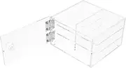 SOESFOUFU Empty Lash Box Portable Eyelash Storage Organizer for Travel Durable Eyelash Packaging Box Keeps False Lashes Shape present for Friends and Family