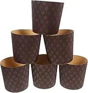 GRADENEVE 25pcs Panettone Paper Tray Muffin Cups Rectangular Baking Cups Cake Liners for Italian Bread Cakes