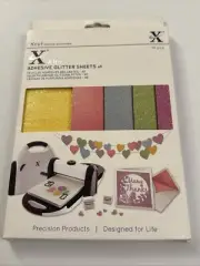 New XCut X Cut Adhesive Glitter Sheets Pack Of 10 OC15
