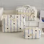 Sky Geometry Pattern Aesthetic Cosmetic Organizer Skincare Clutch Cosmetics