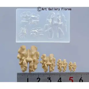 ✿粉紅豬✿~【日本製】C-429 滴膠模具 UV膠模具 黏土模具 矽膠模具~胡桃模 核桃模