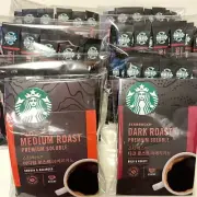 100+100 Packets Starbucks Premium Instant Coffee Dark And Medium Roast Exp. 4/25