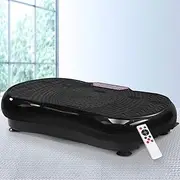 Vibration Machine Platform Vibrator Resistance Rope Home Fitness Black Exercise