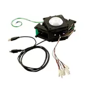2-1/4" Solid White Trackball Assembly w USB & PS/2 Interface