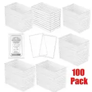 100PC Coin 29x50mm Holder Capsule Cases For 1oz Silver Bar One Troy Ounce Bar
