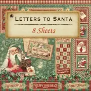 Graphic 45 LETTERS TO SANTA (8 Sheets) 12x12 Paper Collection Scrapbook