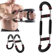 Arm Trainer,Adjustable Chest Expander, Portable Arm and Chest Muscle Trainer,Spring Resistance for Home Fitness,Muscular Strength Enhancer, Portable Fitness Equipment