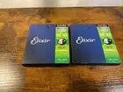 Elixir Strings 19002 Optiweb Electric Guitar Strings -.009-.042 Super 2 Pk.