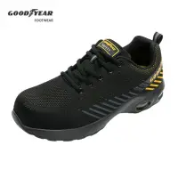 在飛比找momo購物網優惠-【GOODYEAR 固特異】認證塑鋼頭安全鞋/男 防護鋼頭 