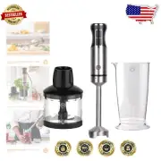 Professional Grade Handheld Blender with Variable Speeds & Turbo Boost - 400W