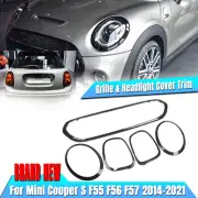 Car Grille+Headlight+Taillight Frame Trim For Mini Cooper S F55 F56 F57 2014-21 (for: Mini)