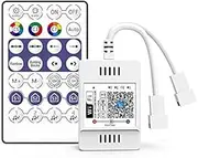 DC5V 12V 24V ws2812b WiFi LED RGB Controller for WS2811 WS2812B WS2813 WS2815 SK6812 Addressable RGB Led Strip Magic Home (2-Port)