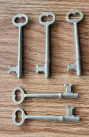 Lot Of 5 Taylor 501 Bit Keys Skeleton Keys