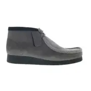 Clarks Wallabee EVO Boot 26172901 Mens Gray Suede Lace Up Chukkas Boots 8