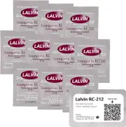 Lalvin RC-212 Wine Yeast (10 Pack) - Make Wine Cider Mead Kombucha at Home - ...