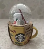 Starbucks Limited Edition Snow Globe Mug Okinawa Japan Espresso Cup