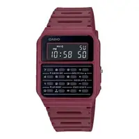 在飛比找森森購物網優惠-【CASIO 卡西歐】復古計算機電子錶 橡膠錶帶 全自動日曆