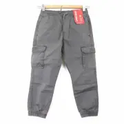 UNIONBAY Youth Cargo Jogger Pants, size X-Small (5/6), Flint Grey