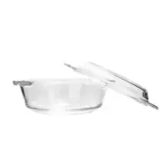 Simmer Dish Transparent High Boron Glass Oven Bowl Binaural Soup
