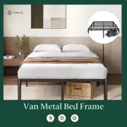 Zinus Van Bed Frame Double Queen Single Metal Base
