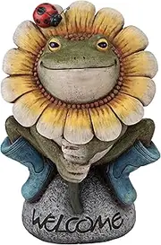 Design Toscano Flowery Frog Garden Welcome Statue