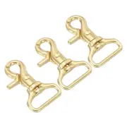 Lobster Clasp Keychains, 3Pcs 25mm Round Clasps Swivel Trigger Snap Hook