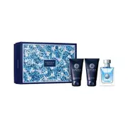 3pc Versace Pour Homme Perfume EDT /Hair & Body Shampoo & After Shave Balm Set