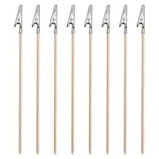 100 Pcs Olemonade Model Tool Bendable Clip Sticks Clips Kit Bamboo