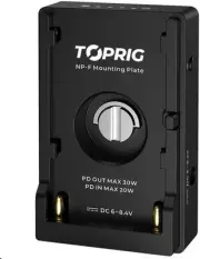 Battery Plate ACC04-P Input by NP-F Series Battery Output Port by DC Out