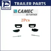 2 Pcs Camec Caravan Windout Window Thumb Lock Slide Lock With Rivet RV 010196