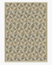 305' x 425' | Machine Washable Runner Rug | Kid & Pet Friendly | Indoor Rug | Architectural Digest Vesta Neutral Multicolour Rug | Ruggable