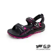 G.P 女款超緩震氣墊涼鞋G1676W-黑桃色(SIZE:36-39 共二色) GP