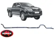 EXTREME DUTY EXHAUST SYSTEM W/O CAT FOR TOYOTA HILUX KUN16R KUN26R 1KDFTV 3.0 I4