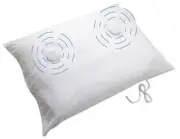 NEW Sound Oasis Sleep Therapy Audio Pillow with Speakers Inline Volume Control