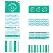 Fun Express 17" x 13" Large Shopper Laminated Nonwoven Tote Bags - 12 Pc