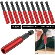 10/20Pcs Extension Bit Holder Magnetic Screwdriver Extension Quick Change teggp