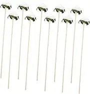 TOGEVAL 10Pcs Natural Aroma Diffuser Flower Sticks Fireless Scented Decoration for Home Practical Diffuser Accessories for Relaxing Atmosphere