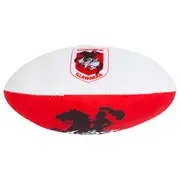 St George Illawarra Dragons NRL Plush Football Ball Soft Sublimated Team Jersey Print