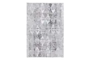Isaiah Grey Multi Diamond Transitional Rug