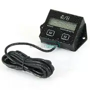 Digital LCD RPM Tach Hour Meter Tachometer Gauge For Motorcycle 2/4 Stroke