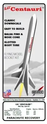 Flying Model Rocket Kit - OOP Semroc 'Lil' Centauri'
